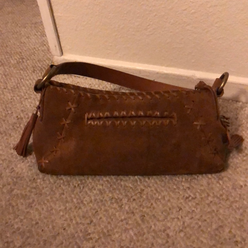 Suede bag